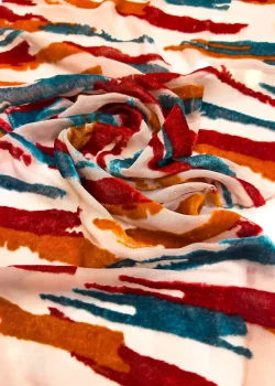 CHF-VLT-SLK-002, Canyon Chiffon Velvet Fabric, wholesale fabric in Dubai, chiffon velvet silk in UAE