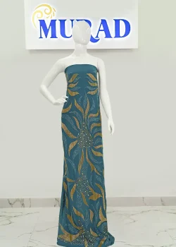 Ocean Flame Handwork Chiffon Dress