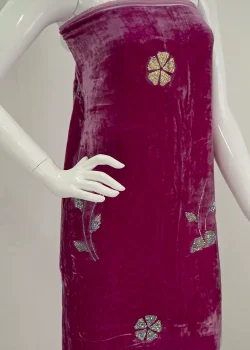 SLK-VLT-STN-003, stonework velvet dresses in Dubai, wholesale stonework fabric in Dubai, stonework textiles in Dubai