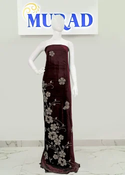 SLK-VLT-STN-008, Inclined Floral Velvet Charm, Wholesale Stonework fabric in Dubai, stonework velvet dresses, stonework textiles in Dubai