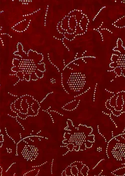 SLK-VLT-STN-018, Stonework Petal Attire, Wholesale Stonework fabric in Dubai, wholesale stonework textiles in Dubai