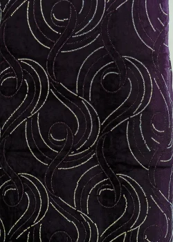 SLK-VLT-STN-019, Silk Velvet Arcadian Elegance, silk velvet stonework in Dubai, wholesale stonework dresses, stonework fabrics in Dubai
